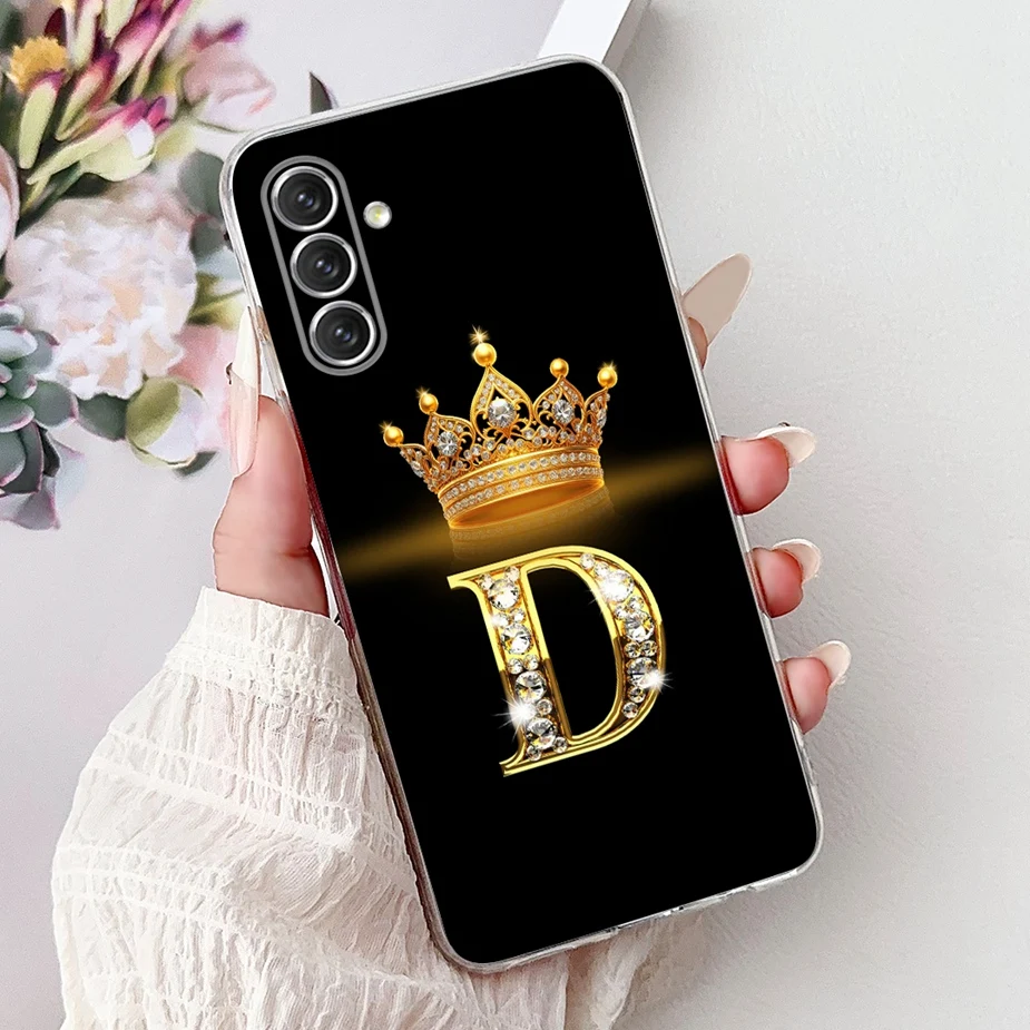 Elegant Crown Letters Soft Slim Phone Case - Premium Protective Shell