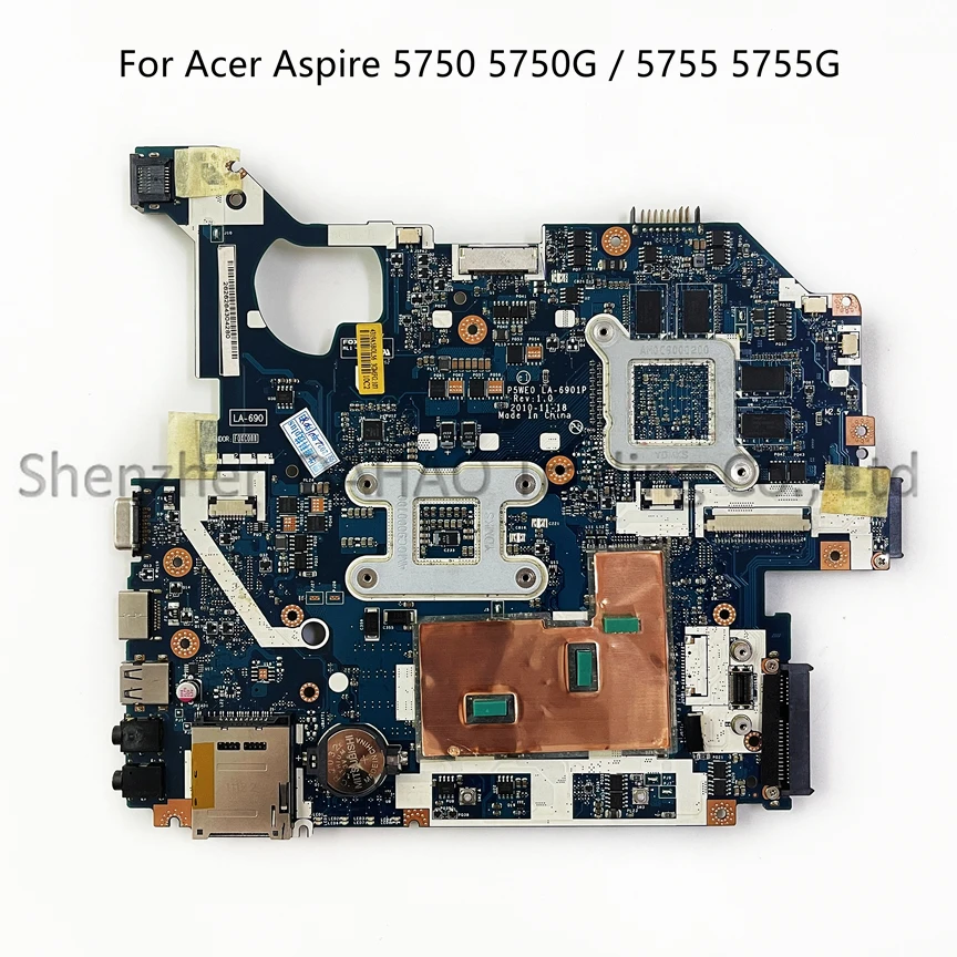 Placa-mãe do Portátil para Acer Aspire Placa de Vídeo P5we0 La6901p Nv57 5750 5755 5750g 5750g Hm65 Gt520m Gt540m Gt610m Gt630m 1gb 2gb - Imagem 4