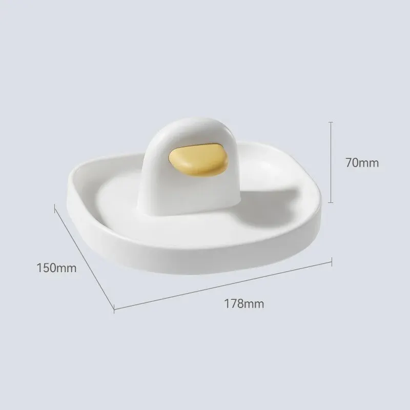 Kitchen Organizer Multifunctional Plastic Kitchen Countertop Storage Rack Household Soup Spoon Pot Cover Storage Rack 1pc