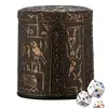 Leatherette Dice Cup Portable Dice Shaker Egyptian Style Dice Holder for Holiday KTV Bar Game Accessories Dice Board Games 2