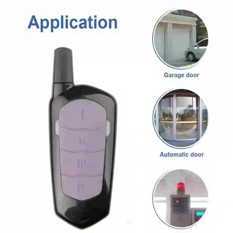 Garage Door Remote Control 433MHz Cloner Fixed/Rolling Code Duplicator for Gates/Electric Access