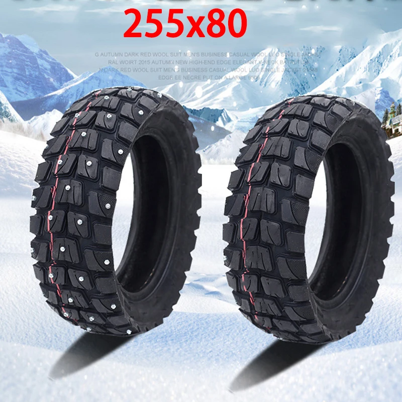 

10x3 Inch Off-Road Inner Outer Tire 255x80 Electric Scooter Winter Snow Tire for Speedual Grace 10 Zero 10X Kugoo M4 Pro Tyre