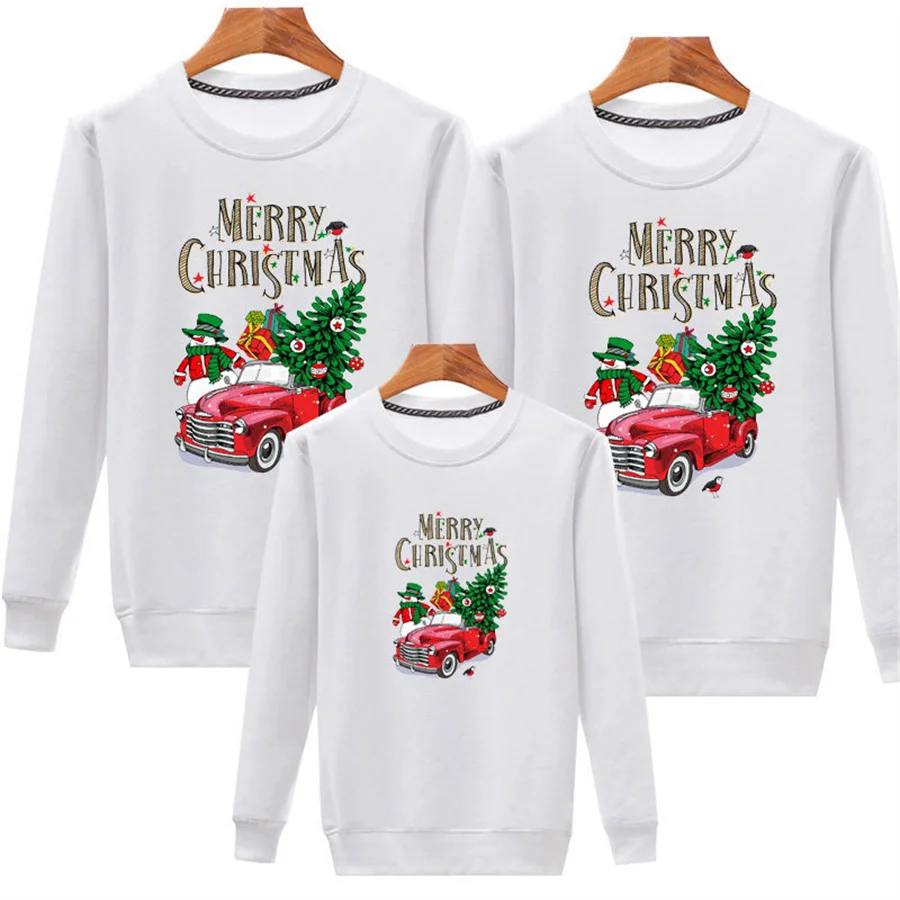 thumbnail image 2 of Conjuntos navideños familiares a juego Jersey divertido de Papá Noel para Navidad Suéter para madre, padre, niños y bebés Sudadera para parejas Pijama NoëL Famille, 2 of 5
