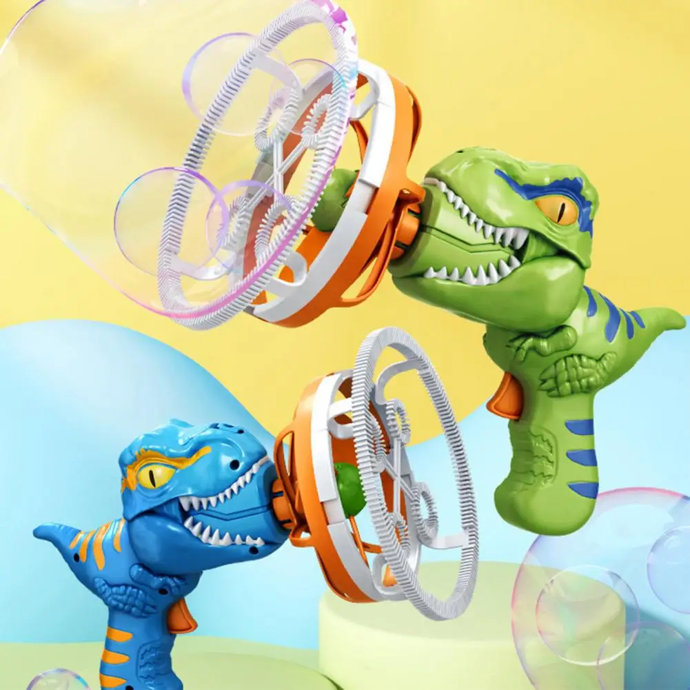 Bubble Blower ABS Bubble Blower Toy Cartoon Entertainment  Fashion Dinosaur Fan Bubble Machine 2