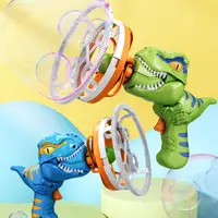 Bubble Blower ABS Bubble Blower Toy Cartoon Entertainment  Fashion Dinosaur Fan Bubble Machine 2