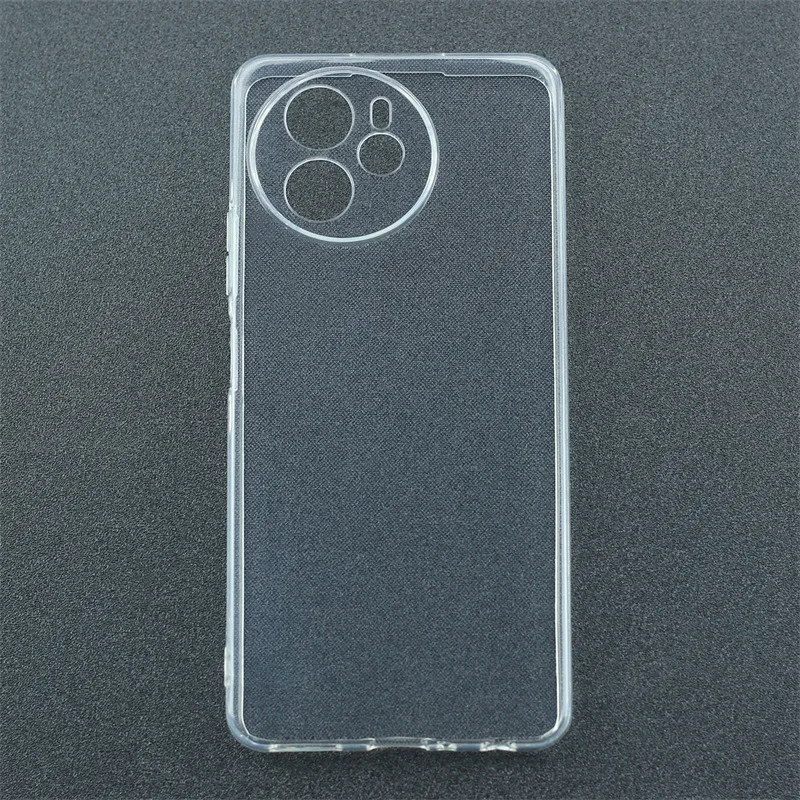Black Silicone TPU Phone Case - Transparent Protective Shell