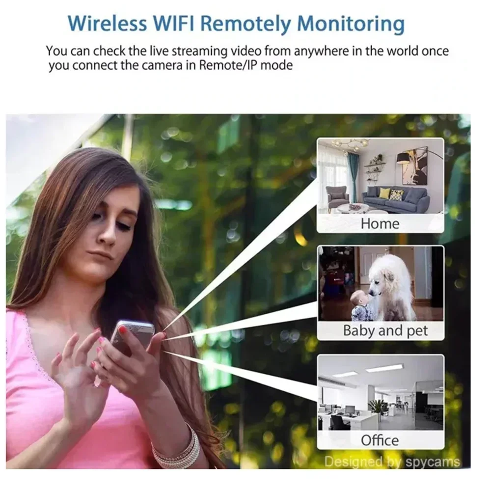 GEGATAN Mini Camera Wireless Wifi 1080P Surveillance Security Night Vision Motion Detect Camcorder Baby Monitor IP Cam