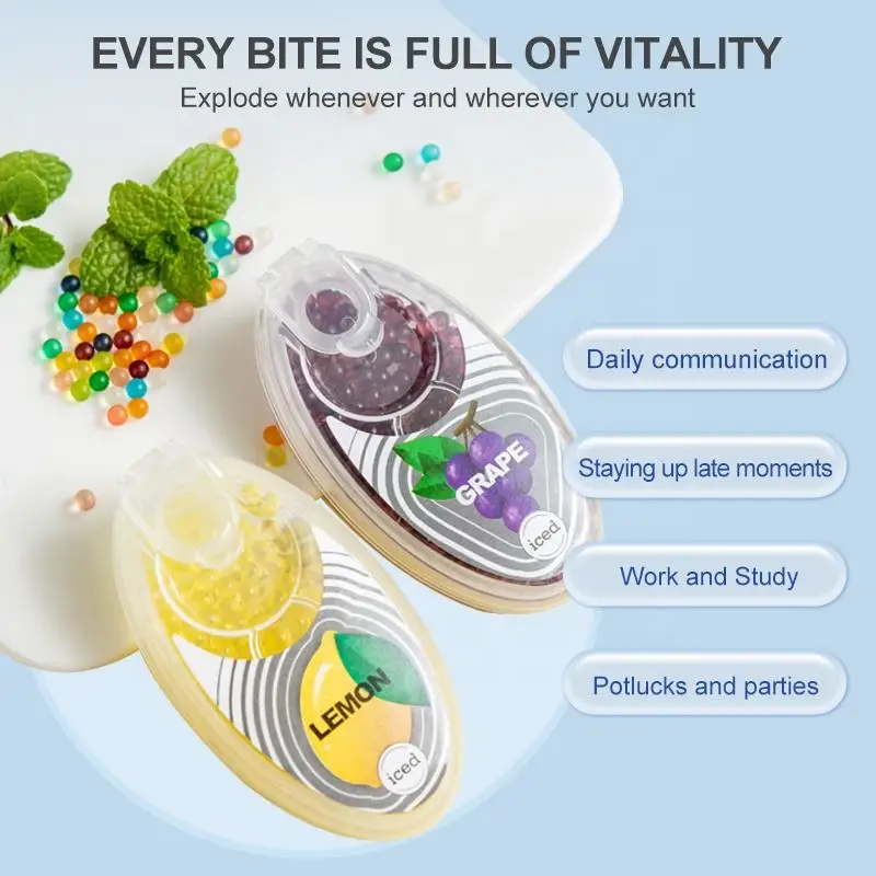 Mint Menthol Burst Beads Fresh Breath Capsules Aroma Enhancer_voghion.com
