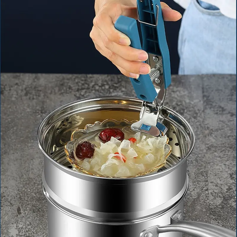 Stainless Steel Clip Bowl Clip Tray Bowl Holder Hair Claws Kitchen Gadget kitchen utensil holder
