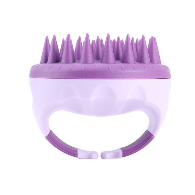 Silicone Shampoo Brush Handheld Round Soft Scalp Massage Brush Bath Massage Brush Hair Shower Brush Comb Hair Care