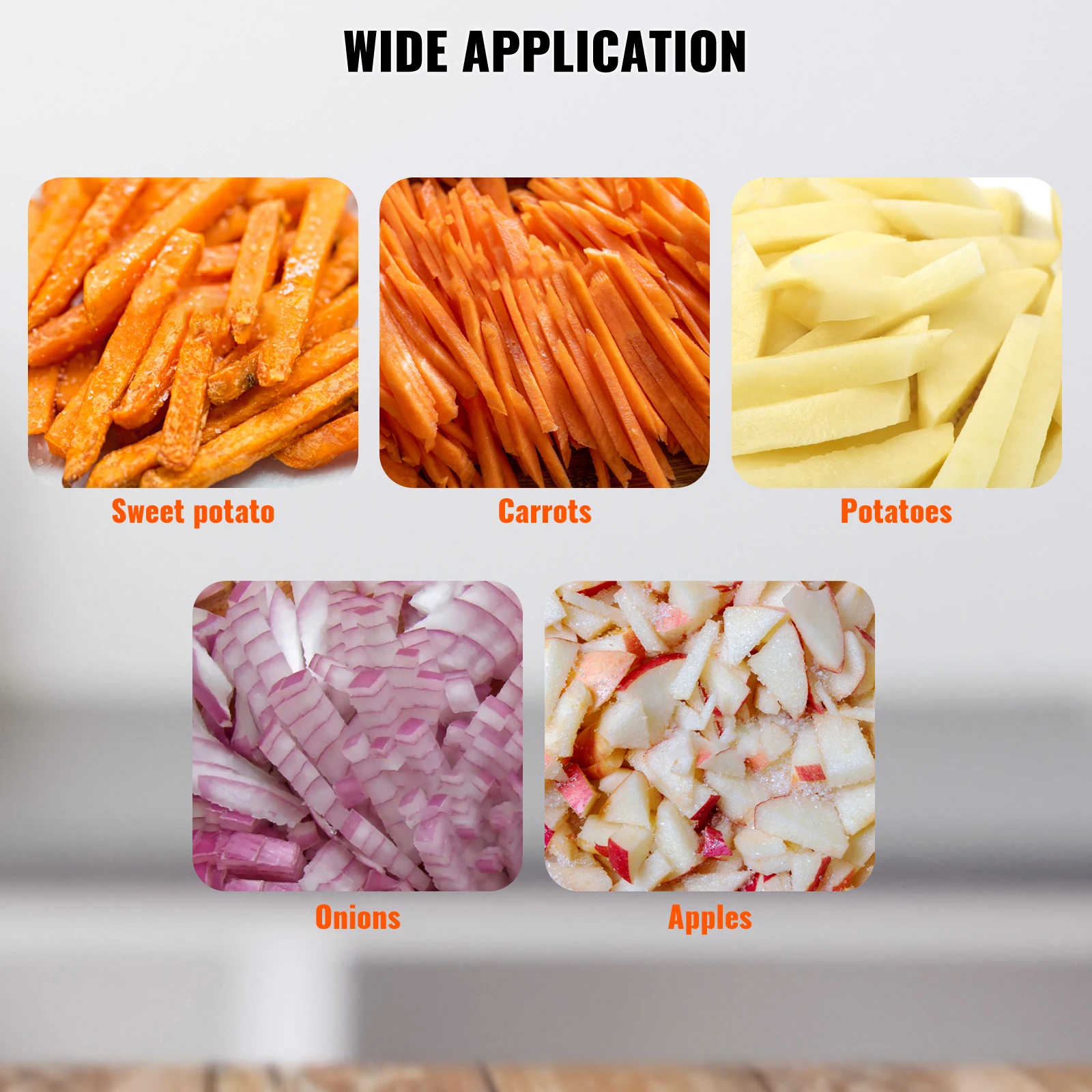 Commercial Vegetable Fruit Heavy Duty Food Dicer Shredder Slicer Stainless Steel vegetable fruit cutter