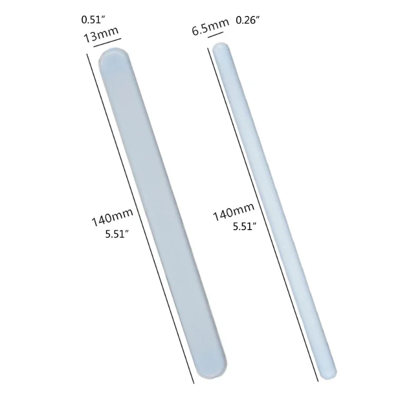 Silicone Stir Sticks for Mixing and Crafting with Resin and Paint