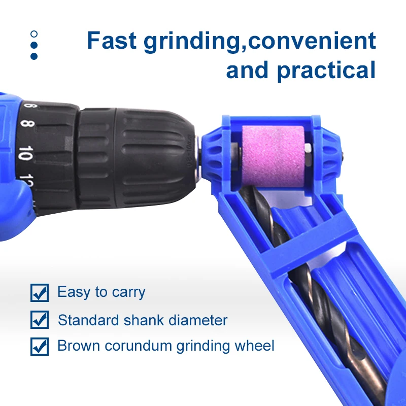 

Portable Drill Bit Sharpener Corundum Grinding Wheel For Grinder Tool Angle Grinder Dremel Wood Working Tools And Accessories