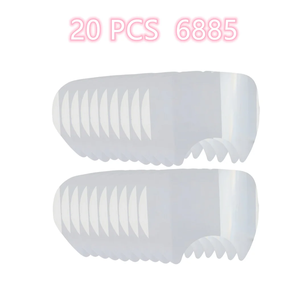 20 PCS 6885 Protective Lens Film Gas Mask Anti Oil Scratch PET For 3M 6800 Gas Mask