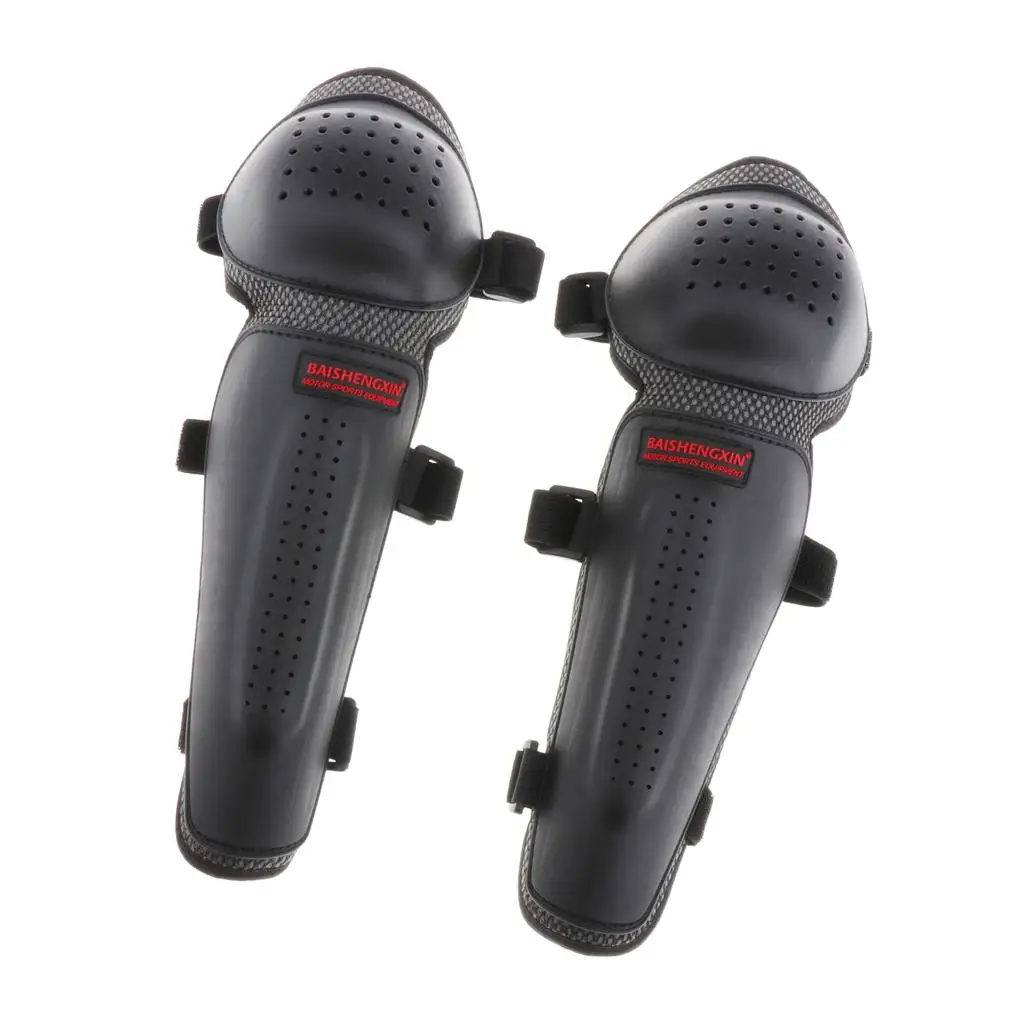 2pcs rcycle 성인 PE 쉘 무릎 보호대 가드 패드 다리 보호 장비