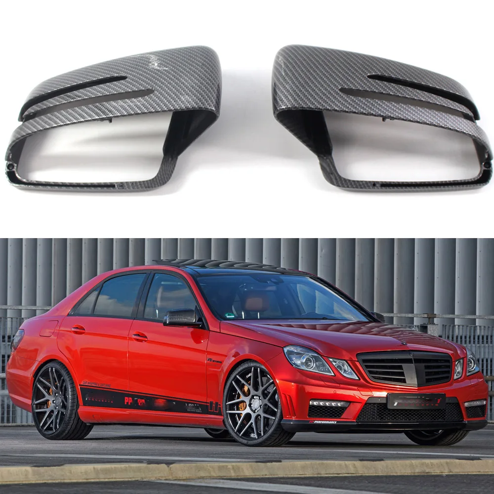 

Боковое Автомобильное зеркало заднего вида для Mercedes Benz E Class W212 W204 2010 2011 2012 2013 2014 2015 ABS углеродное волокно