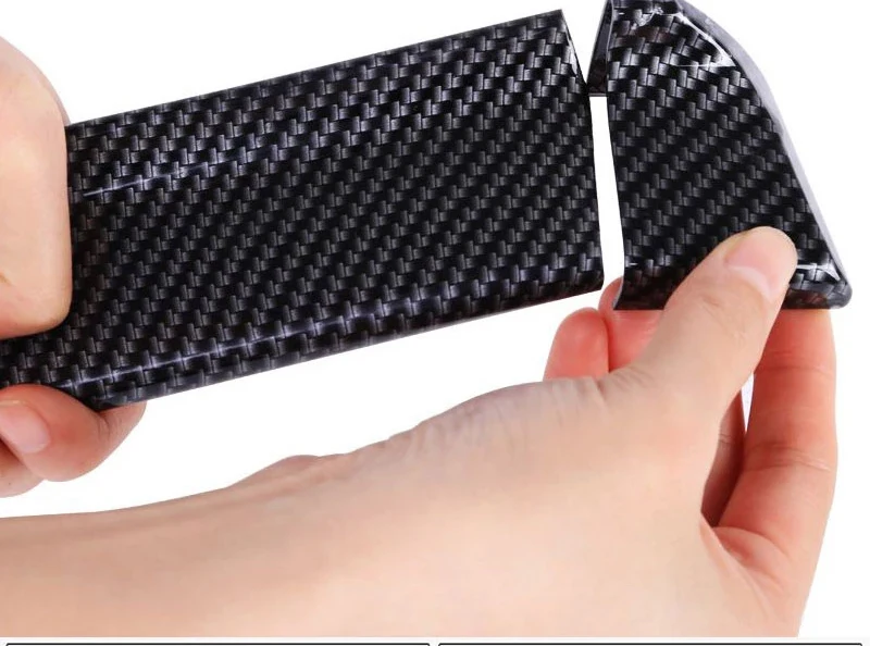 Universal 1,5 M Auto-Styling 5D Carbon Faser Auto-Styling 5D Faser Glänzend Schwarz Spoiler DIY Refit spoiler für Auto Zubehör – Detail 11