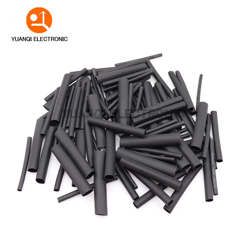127pcs Heat Shrink Tube Wires Shrinking Wrap Tubing Wire Connect Cover Protection Cable Electric Cable Waterproof Shrinkable 2:1 heat shrink tubing