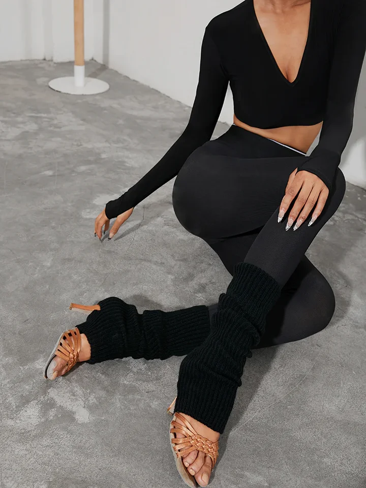 Scaldamuscoli Unisex Toocool - Maglia Acrilica Elasticizzata, Taglia Unica - Per Danza, Yoga, Inverno - Foto 3