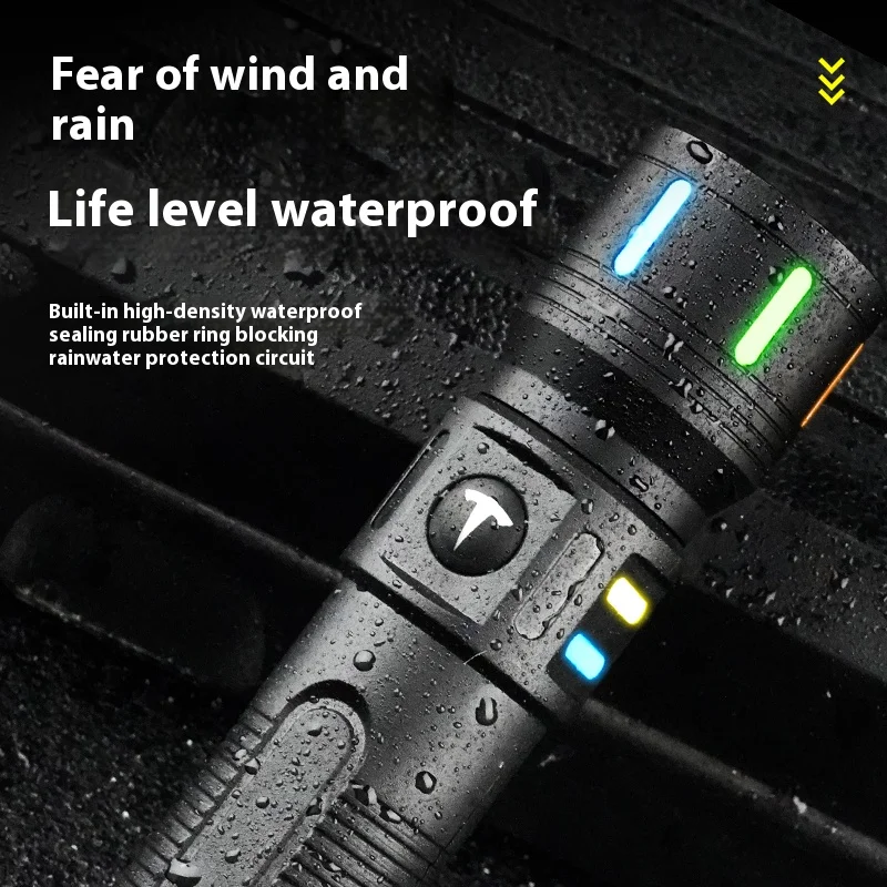 Torcia ad alta luminosità con gancio e magnete calamito led cfg cod