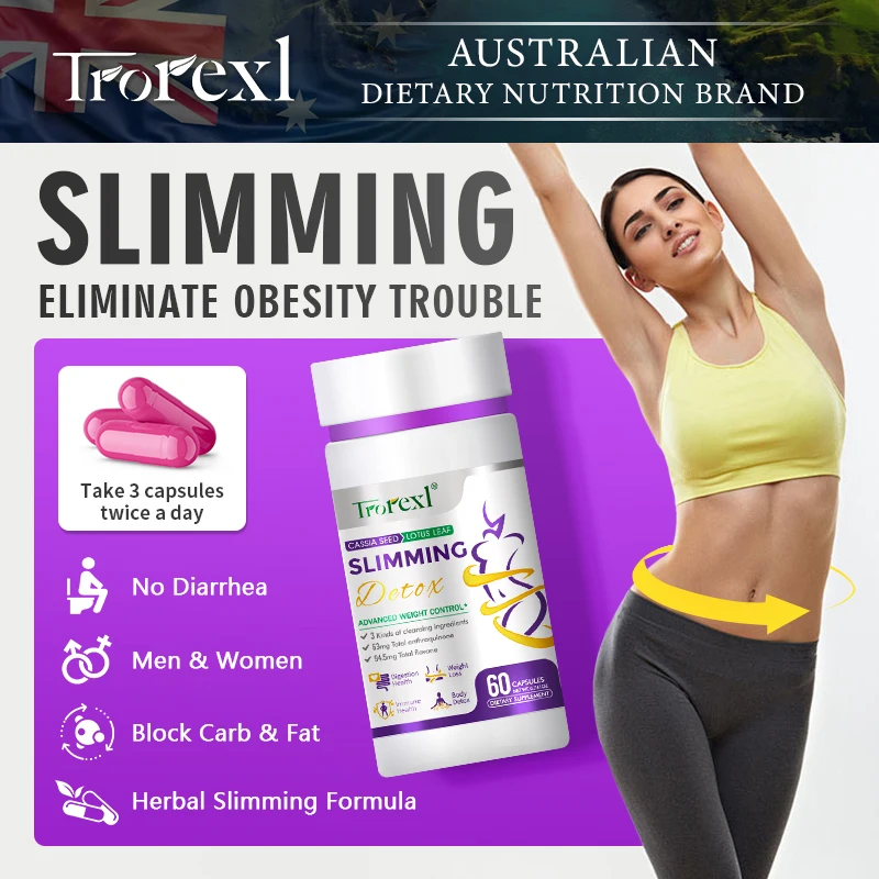 Weight Loss Products, Slimming Detox, Powerful Fat Burner Diet Pills to Preserve Lean & Burn Stubborn Fat, Metabolism Booster