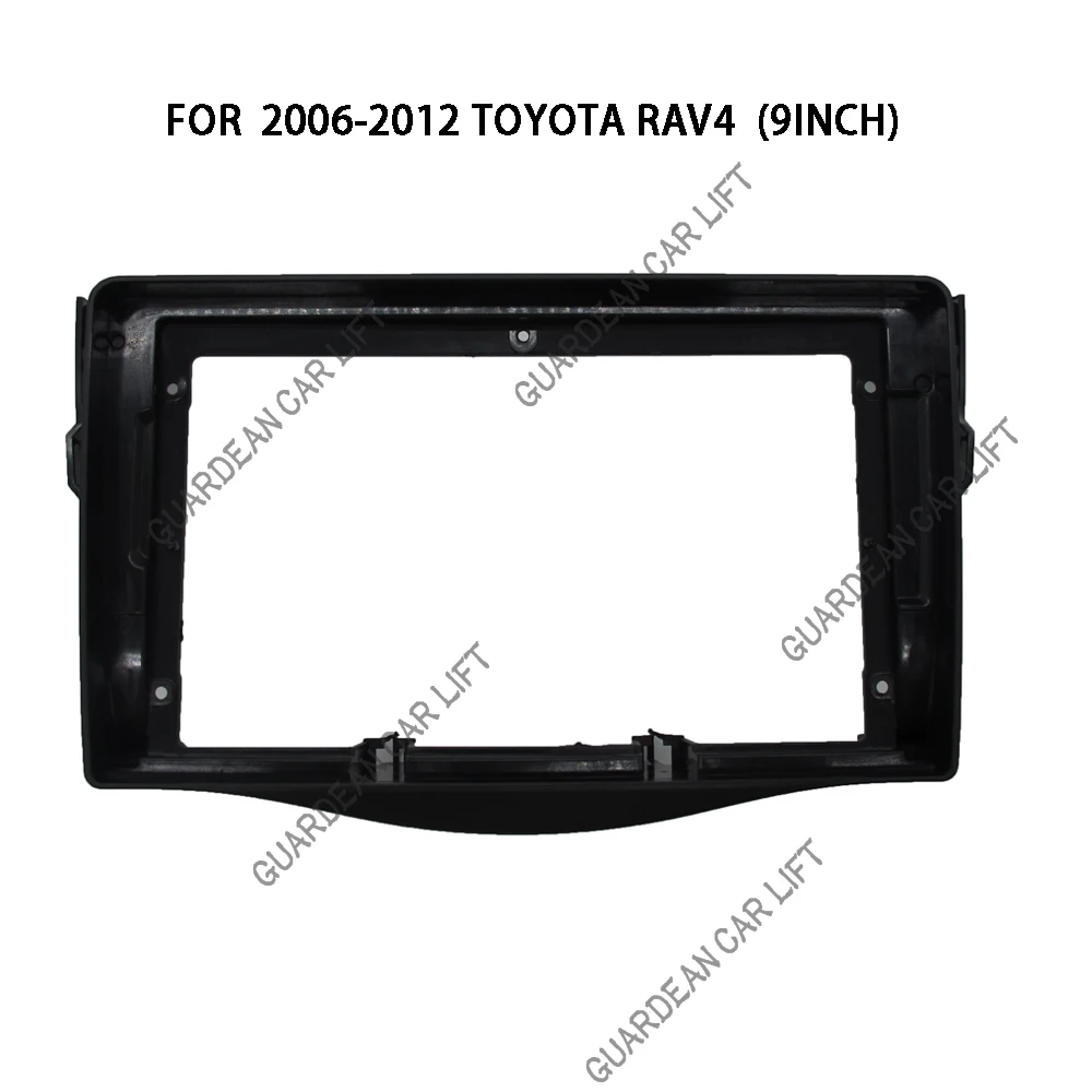 9 인치 자동차 DVD 프레임 오디오 대시 트림 키트 Facia 패널 라디오 플레이어 화면 2 Din For TOYOTA RAV4 2007-2012 프레임 키트