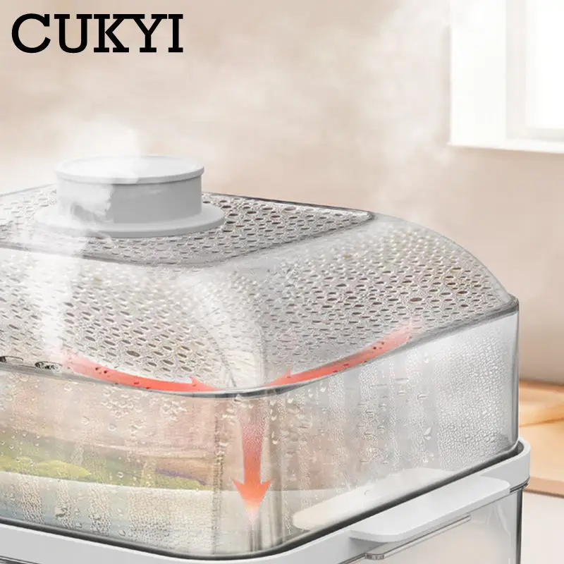 DMWD 18L Multifunctional Three-layer Food Steamer Automatic Egg Boiler Multicooker Breakfast Machine Omelette Steak electric steam pot household steamer