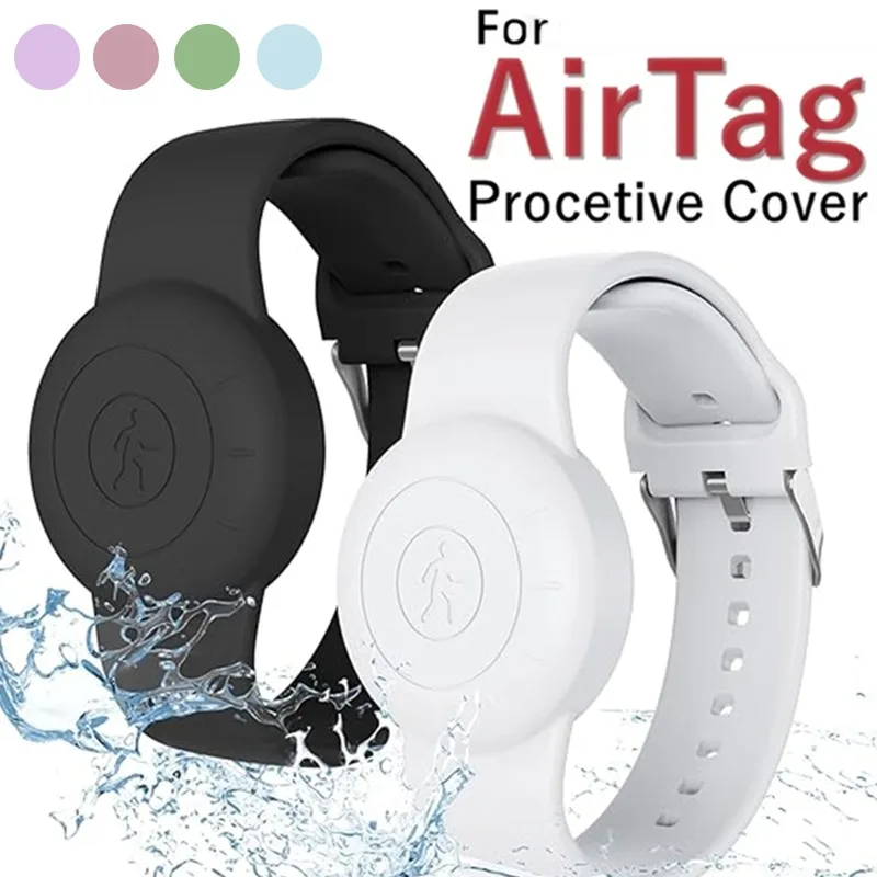 

Мягкий силиконовый водонепроницаемый браслет для Apple Airtag, детский силиконовый чехол, браслет для детей, чехол для Airtag, ремешок для часов