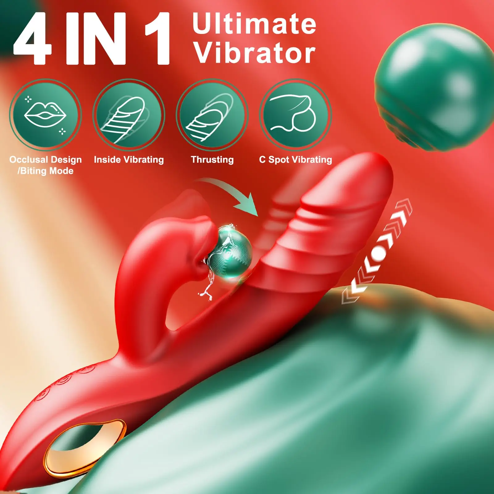2 in 1 Tongue Thrusting Dildo Vibrator for Women Licking Biting Clitoris Nipple Anal Adult Sex Toys Couple Female Masturbator 18 female sex toys