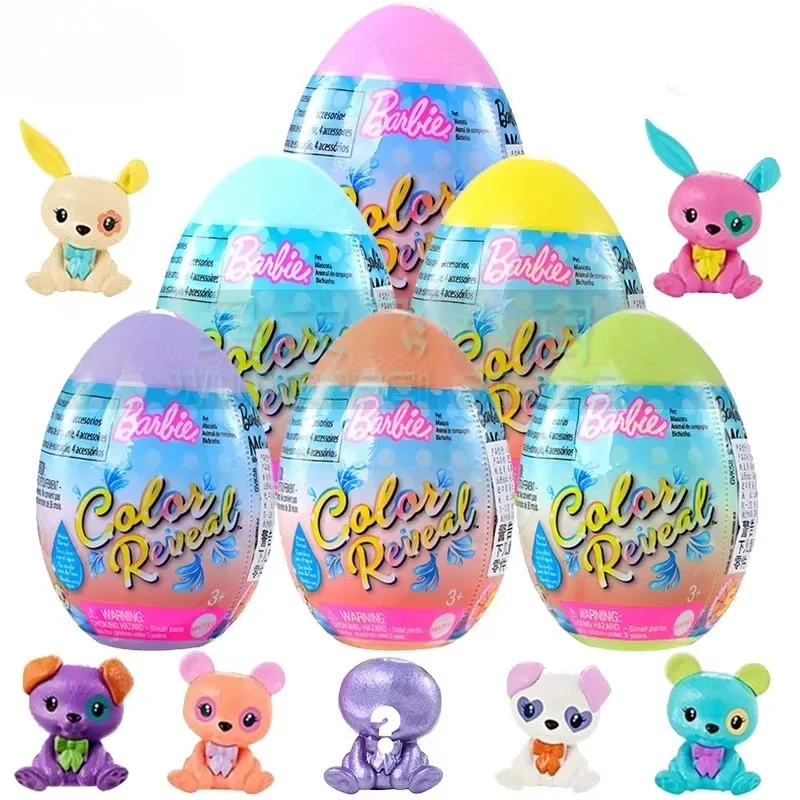 HOT Pets Barbie Color Reveal Easter Egg Original Barbie Color