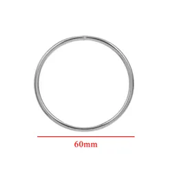 Gold Plated Stainless Steel Large Circle Bezel Rings - DIY Earring Jewelry Supplies (10pcs) (Steel 60mm)