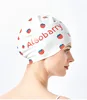 Cute Fruit Women Swimming Caps Waterproof High Elastic Silicone Swim Pool Bathing Hat for Adults Protect Ears Diving Hat 4