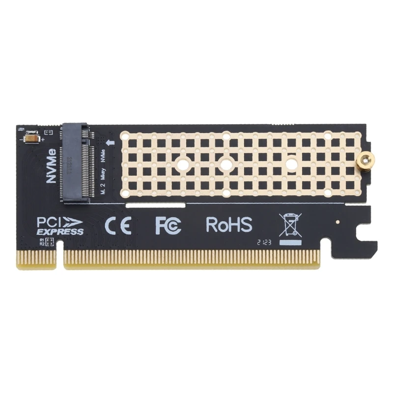 

Карта адаптера M2-PCIE x16 Конвертер Pci-e-m2 Riser NVMe SSD-адаптер M-Key PCI-Express Поддержка 2230-2280