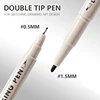 6 Pcs/Set Double Tip Line Marking Pen Drawing Manga Outlining Art Marker Brush for Sketch Painting Stationery Supplies 4