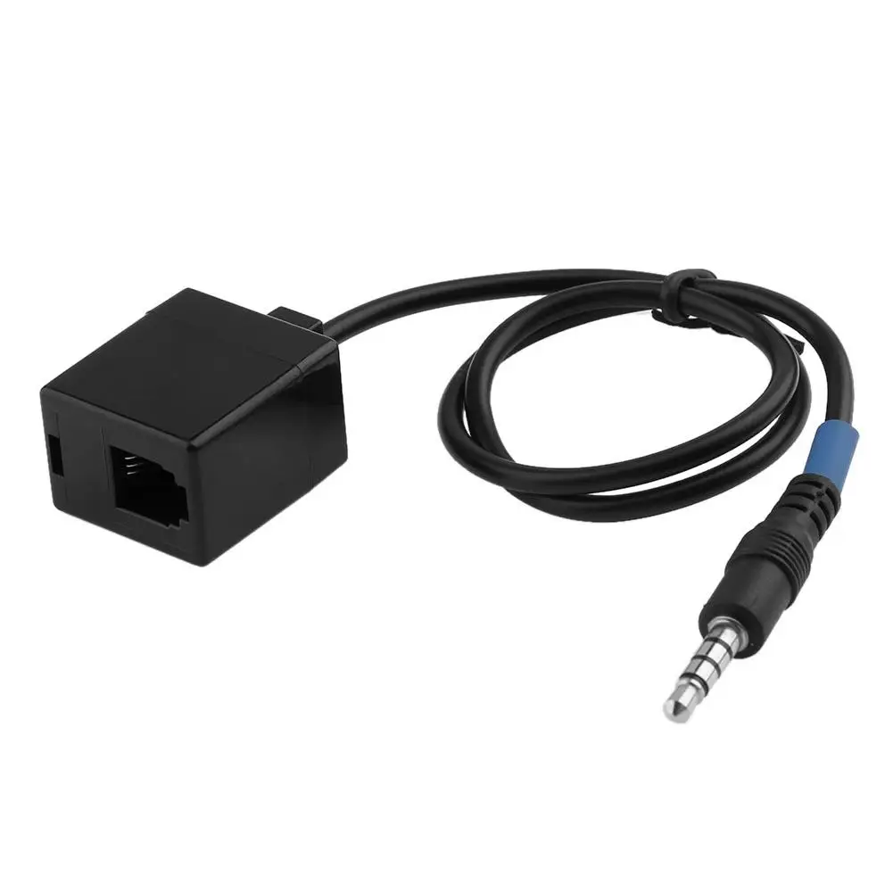 

3.5mm Plug 1/8 TRRS Male To RJ9 4P4C Female Jack Headset for Cisco Telephone IP Phone Handset Converter Extension Cable