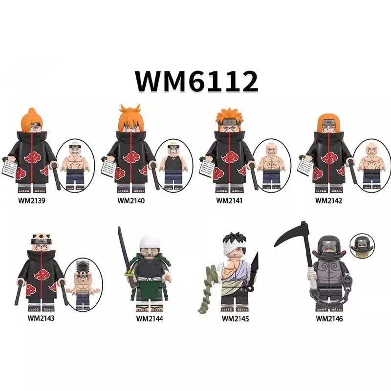 

Мини фигурки героев мультфильма «Наруто» WM6112