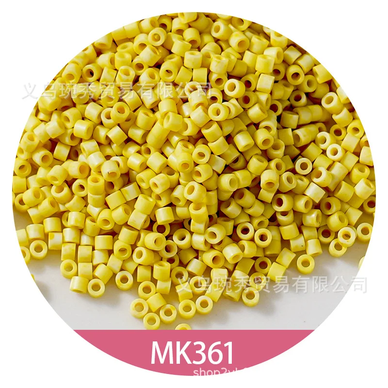 Handmade Matte Antique Macaron Glass Beads for DIY French Embroidery