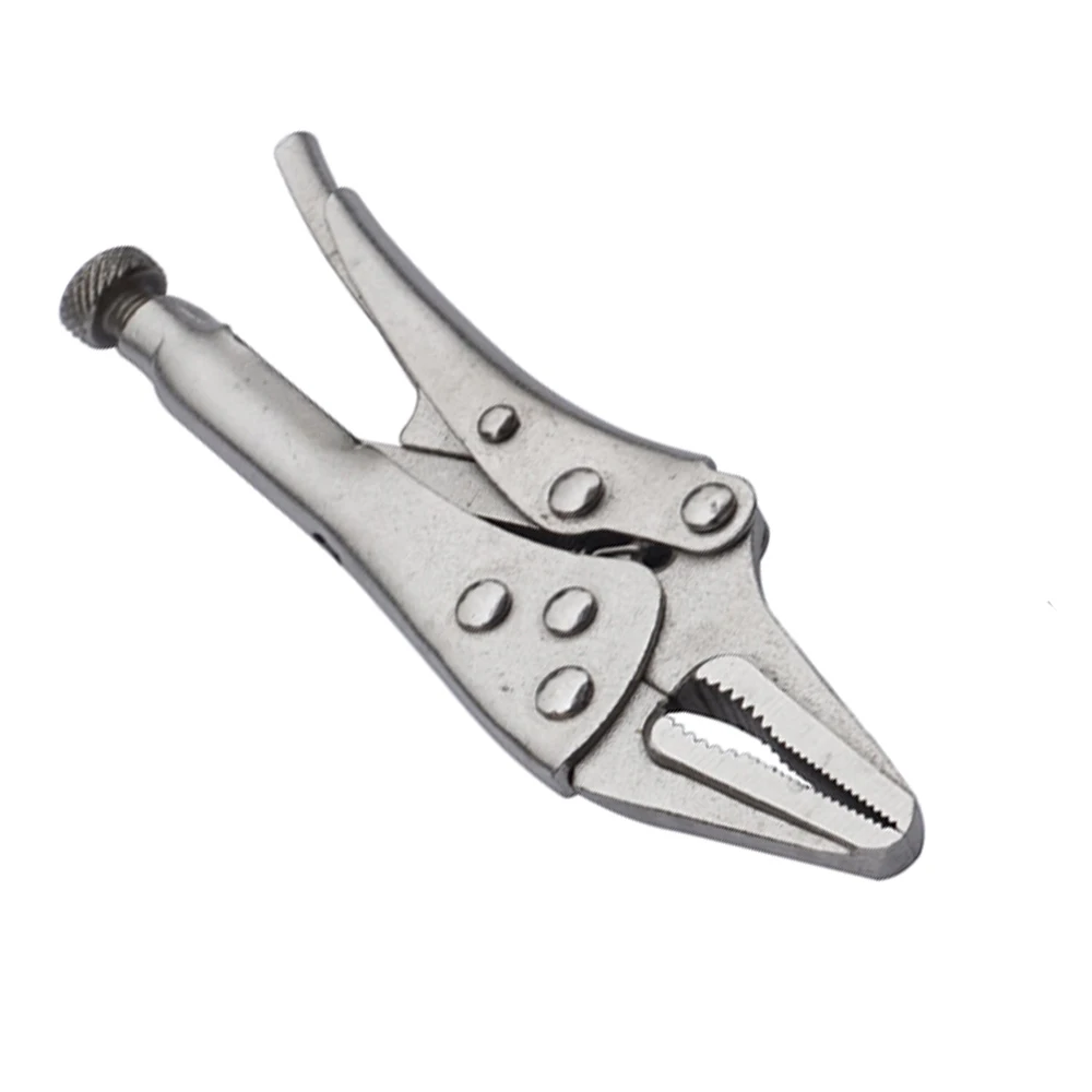 MacWork 5 in. Long Nose Locking Pliers Mini Locking Pliers 5 Inch Long Nose Mini Locking Pliers For DIY Hand Repair Tools 6