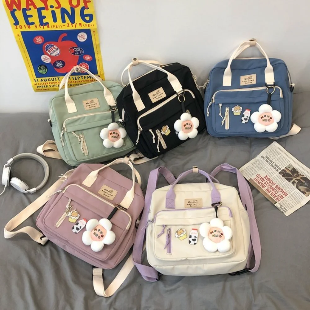 

Floral Waterproof Schoolbags Female Multifunction Backpack Women Kawaii School Backpacks Fashion Cute Class Bookbag mochila
