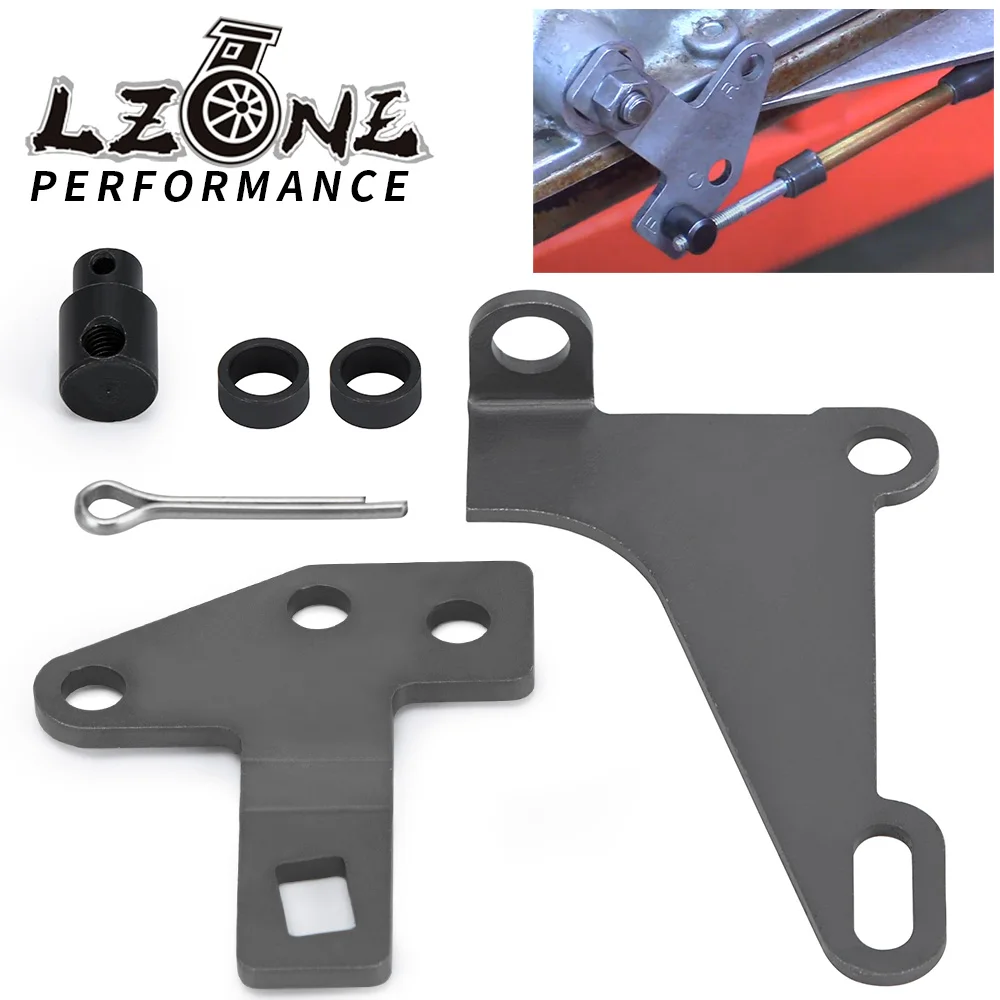 

75498 Bracket Lever Shift Kit Metal Transmission Shifter Cable Bracket Kit for Car