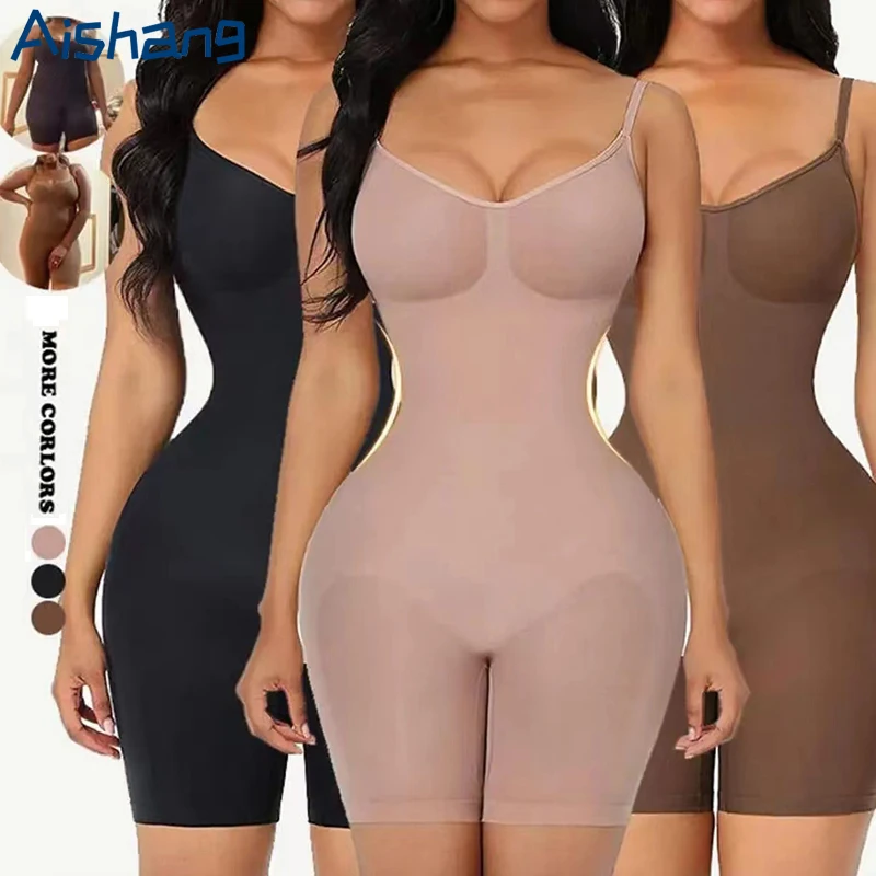 Vrouwen Bodysuit Shapewear Buikcontrole Full Body Shaper Afslankende vrouwen-bodysuit-shapewear-buikcontrole-full-body-shaper-afslankende