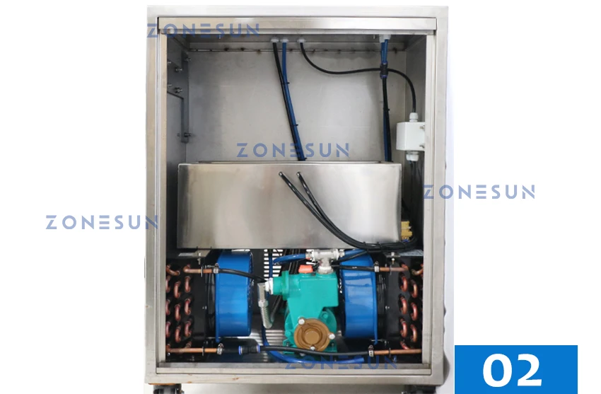 ZONESUN ZS-FK6000 Máquina de sellado de papel de aluminio por inducción de refrigeración por agua 