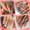 ROSALIND Poly UV Nail Gel 15ml/30ml Pure Color Acrylic Extension Builder Vernis Semi Permanent Crystal Quick Nail Gel Art Design 2