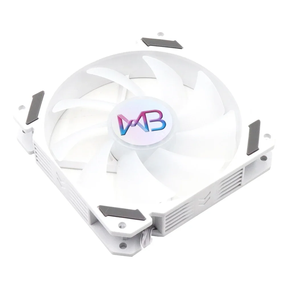 Wovibo-ventilador Rgb Pwm para Caixa do Computador Resfriamento da Cpu Cooler Pwm Pinos 12v dc Ajustar a Velocidade Silencioso Molex Pinos dc - Imagem 2