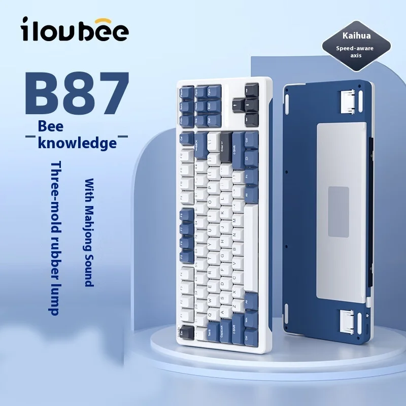 Ilovbee-カスタマイズされたB87メカニカルキーボード,Bluetooth