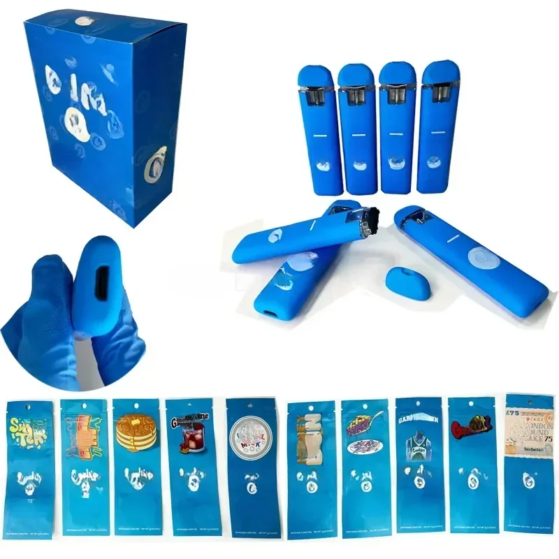 

50pcs Cookie Rechargeable Vape Pen Electronic Cigarette Kits 1.0ml 280mah Battery Empty Cartridges Pod for Thick Oil Vaporizer