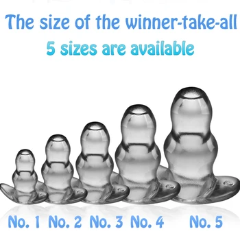 Soft Speculum Hollow Anal Plug Anal Dilator Enema Butt Plug Sex Toys For Woman Men Prostata Massager Extender Adult Sex Products 3