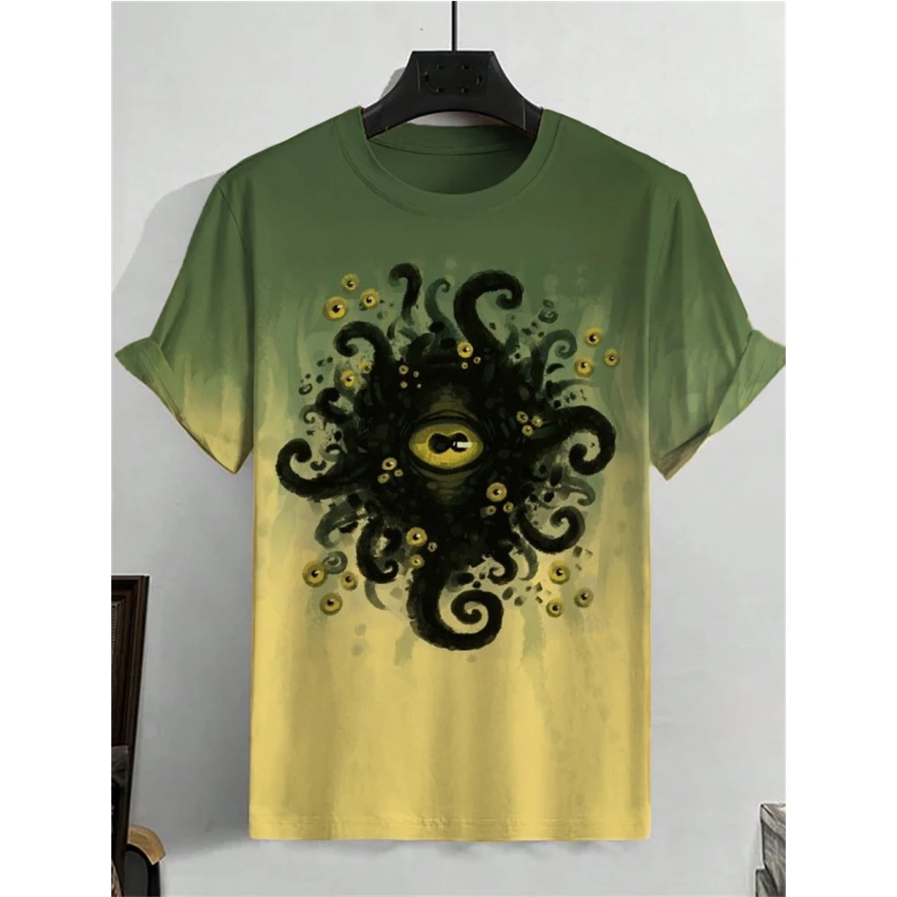 

Men's T-Shirt Casual Fashion 3d Print Short Sleeved Summer Retro T-Shirt For Men Clothing Street Breathable T Shirt Top Tee