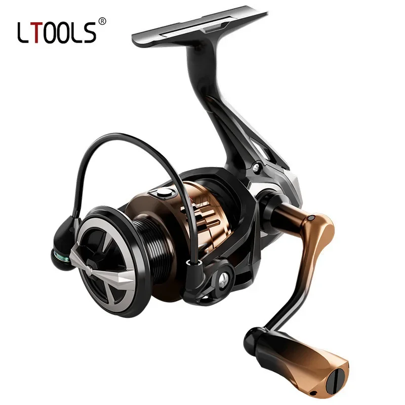 

STN2000-6000 Series Spinning Fishing Reel 12KG Max Drag 8+1BB Metal Spool Bait Long Casting Freshwater Saltwater Fishing Wheel