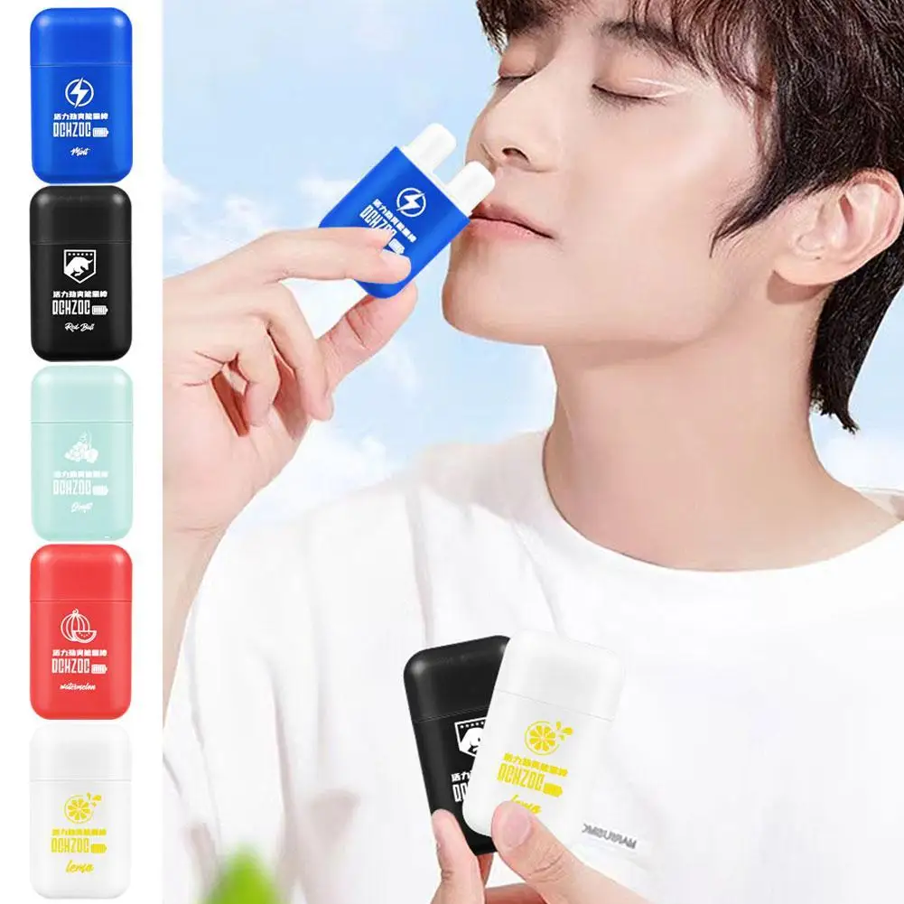 

Nose Breathing Stick Dual Orifice Refreshing Essential Oil Energy Stick Driving Classroom Mint Awakening Breathing New